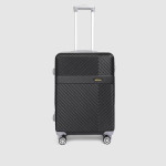 Textured Hard Medium Trolley Bag- 56 cm